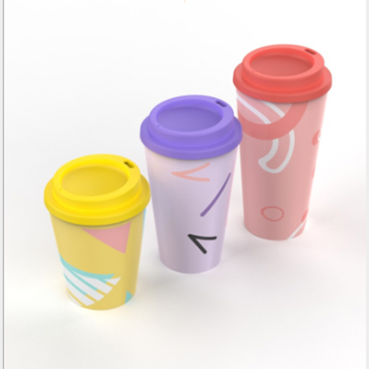 Custom Coffee Disposable Cup With Lid High Quality Coffee Cup